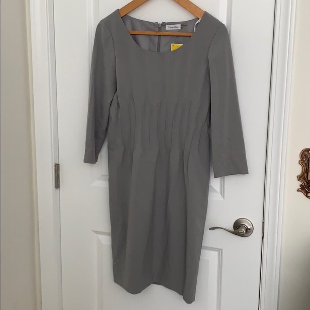Calvin Klein gray dress (never been worn)